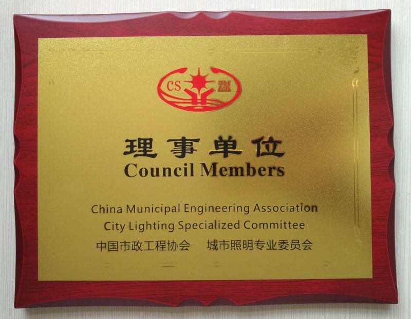 热烈祝贺安阳金秋照明被评为中国市政工程协会城市照明**委员会理事单位！
